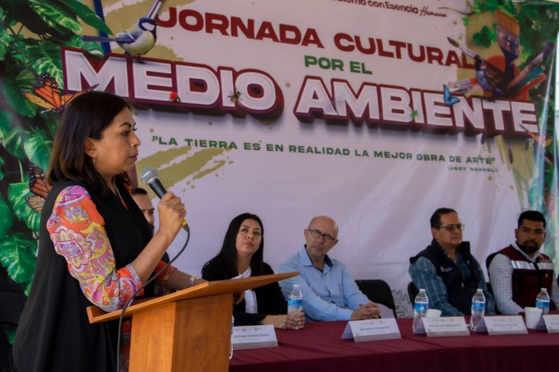 LLEVAN A CABO JORNADA CULTURAL POR EL MEDIO AMBIENTE