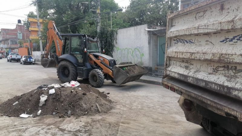Continúan los trabajos de limpieza en barrancas del municipio de Melchor Ocampo