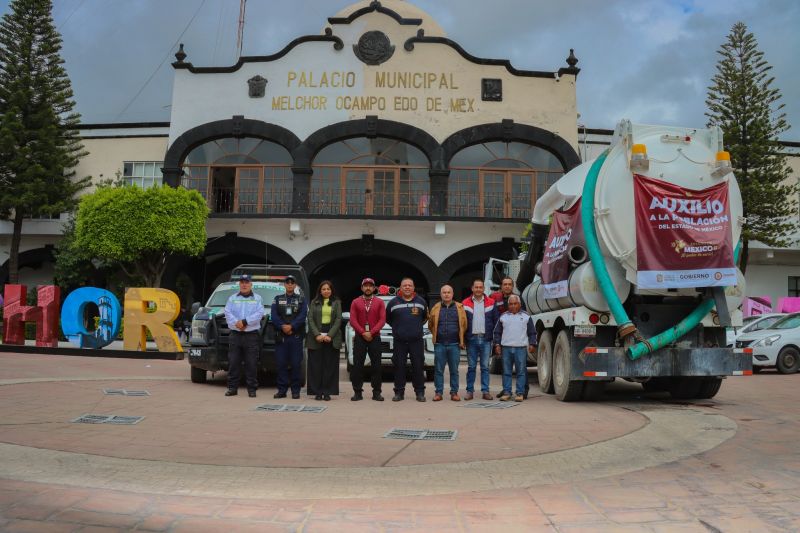 ¡Seguimos trabajando por un Melchor Ocampo más limpio y seguro!