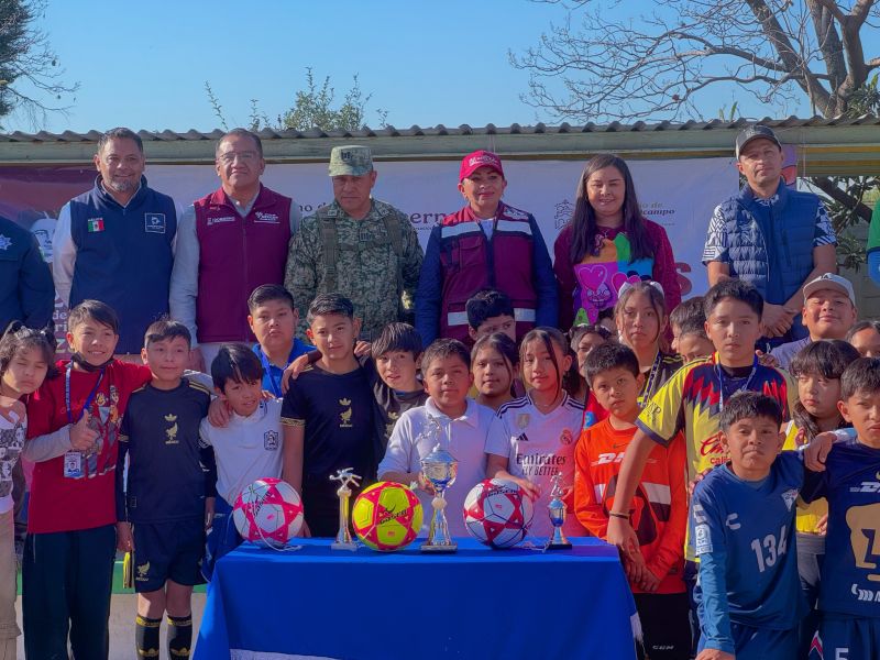 El deporte une y construye paz en Melchor Ocampo
