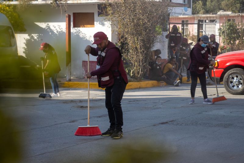 Realizamos una segunda faena en la Primaria Melchor Ocampo.
