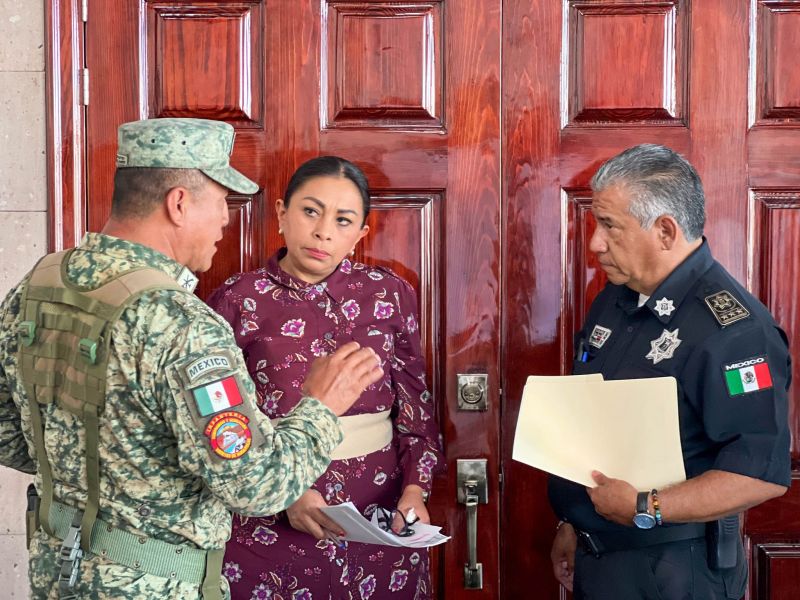 SE FORTALECE LA ESTRATEGIA DE SEGURIDAD EN MELCHOR OCAMPO CON TRABAJO COORDINADO Y ACCIONES CONCRETA