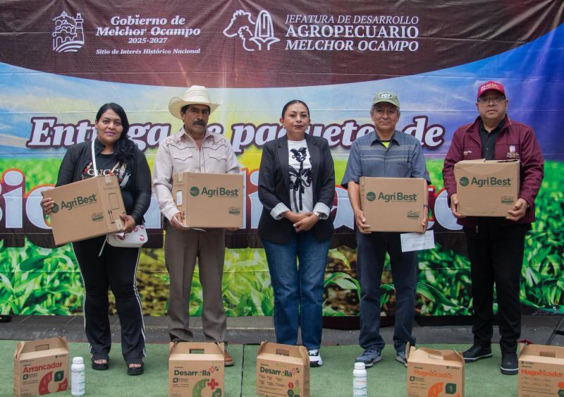 Fortalecemos al campo con la entrega de biofertilizantes a productores agrícolas