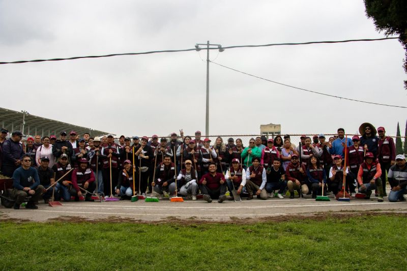 Fortalecemos los espacios deportivos con jornada integral de mantenimiento en el Deportivo Álamos I