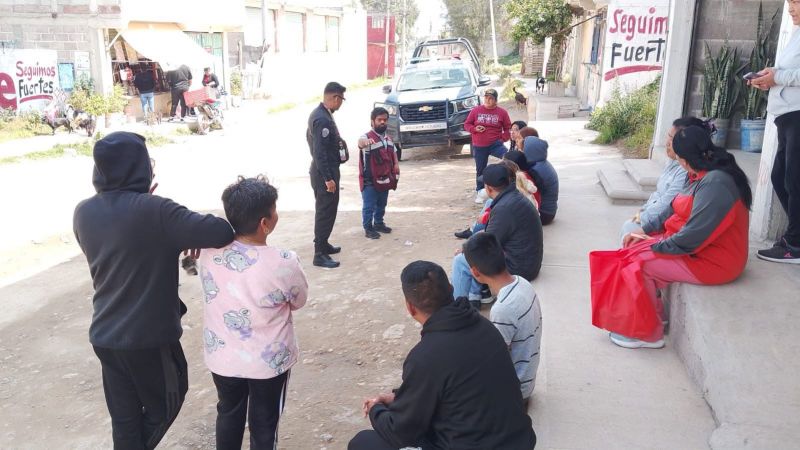 Fortalecen la seguridad vecinal en la colonia La Virgen